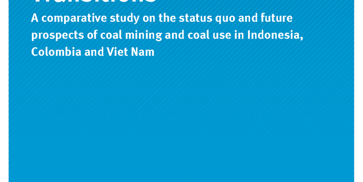 Cover of publication CLIMATE CHANGE 07/2019 Challenges of Coal Transitions - A comparative study on the status quo and future prospects of coal mining and coal use in Indonesia, Colombia and Viet Nam