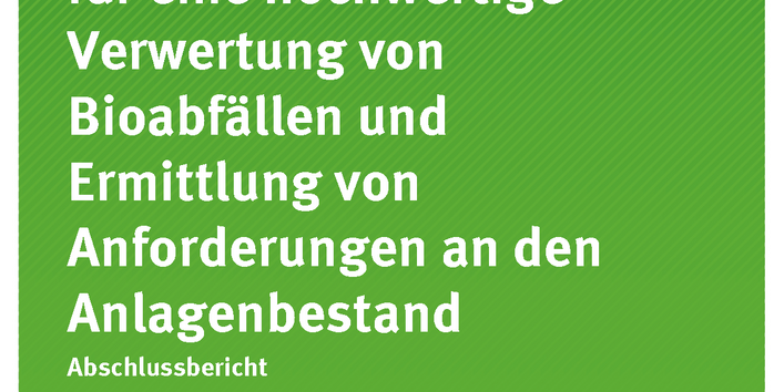 Cover der Publikation TEXTE 49/2019 Ermittlung von Kriterien für eine hochwertige Verwertung von Bioabfällen und Ermittlung von Anforderungen an den Anlagenbestand