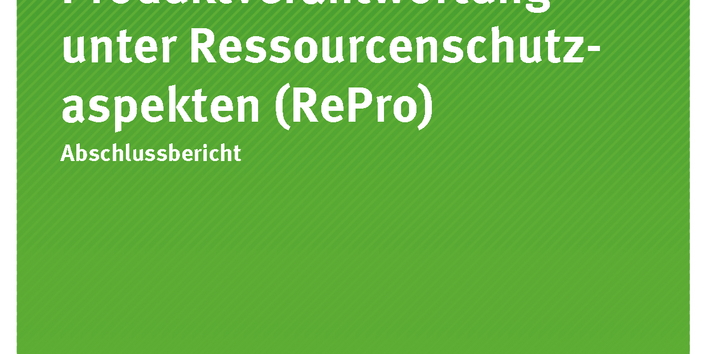 Cover der Publikation TEXTE 52/2019 Abfallwirtschaftliche Produktverantwortung unter Ressourcenschutzaspekten (RePro)