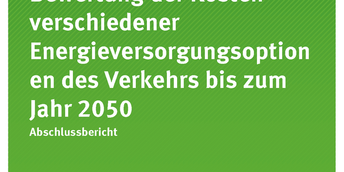 Cover der Publikation TEXTE 114/2019 Sensitivitäten zur Bewertung der Kosten verschiedener Energieversorgungsoptionen des Verkehrs bis zum Jahr 2050