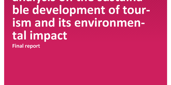 Cover of publication UIB 08/2019 The impact of digitisation and big data analysis on the sustainable development of tourism and its environmental impact