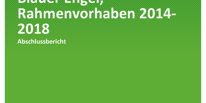 Cover der Publikation TEXTE 122/2020 Weiterentwicklung des Umweltzeichens Blauer Engel, Rahmenvorhaben 2014-2018