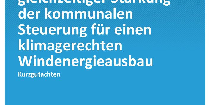 Cover der Publikation CLIMATE CHANGE 21/2020 Bundesrechtliche Mengenvorgaben bei gleichzeitiger Stärkung der kommunalen Steuerung für einen klimagerechten Windenergieausbau
