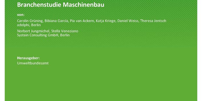 Cover der Publikation TEXTE 55/2023 Umweltrisiken und -auswirkungen in globalen Lieferketten deutscher Unternehmen - Branchenstudie Maschinenbau