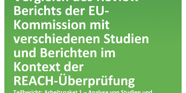 Cover der Publikation Texte 93/2018 REACHWeiterentwicklung Vergleich des Review- Berichts der EUKommission mit verschiedenen Studien und Berichten im Kontext der REACH-Überprüfung