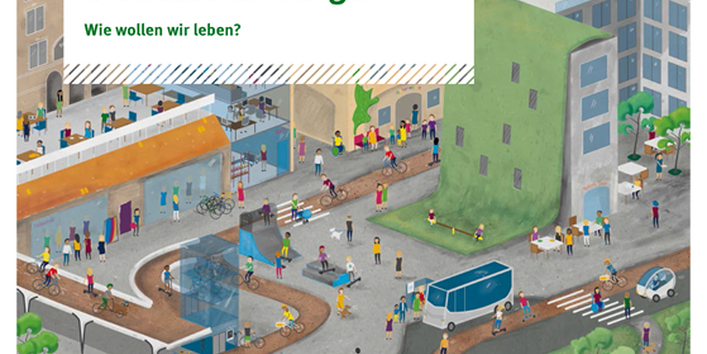 Cover der Broschüre Die Stadt für Morgen