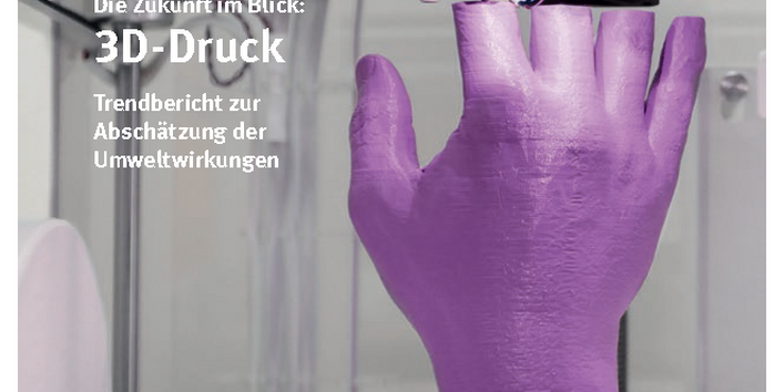 Cover der Fachbroschüre Die Zukunft im Blick: 3D-Druck