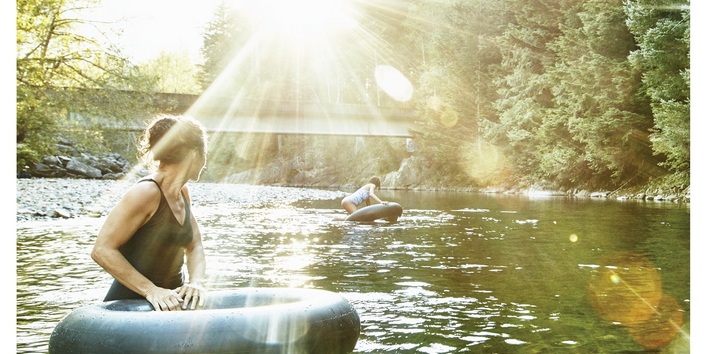 Cover der Broschüre Leitfaden zum Umgang mit „kurzzeitigen Verschmutzungen“ in Flussbadegewässern