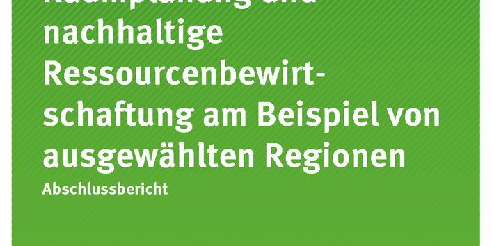 Cover der Publikation Texte 27/2018 Unterirdische Raumplanung und nachhaltige Ressourcenbewirtschaftung am Beispiel von ausgewählten Regionen