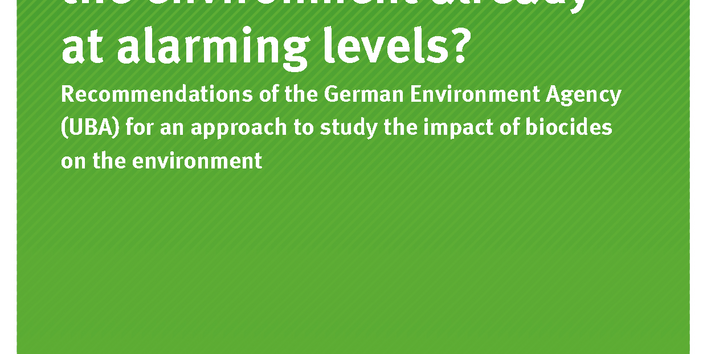 Cover der Publikation Texte 114/2017 Are biocide emissions into the environment already at alarming levels?