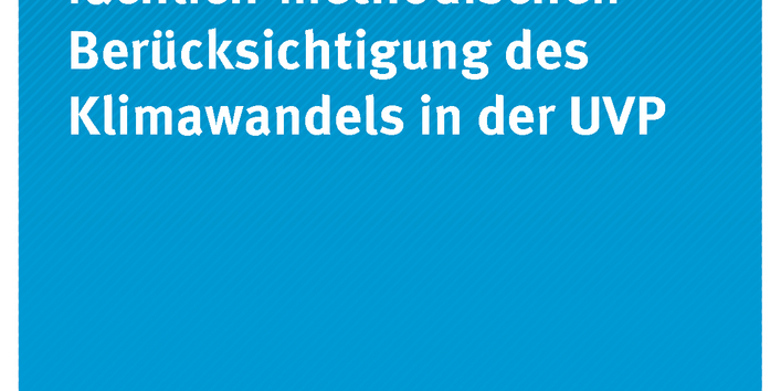 Cover der Publikation Climate Change 05/2018 Überblick zum Stand der fachlich-methodischen Berücksichtigung des Klimawandels in der UVP