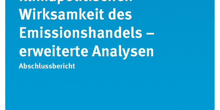 Cover der Publikation Climate Change 09/2018 Untersuchung der klimapolitischen Wirksamkeit des Emissionshandels – erweiterte Analysen