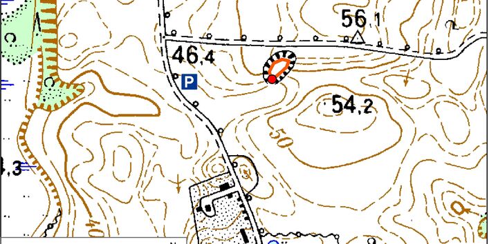 Kartendarstellung des Bodenerlebnispfades Hof Siek