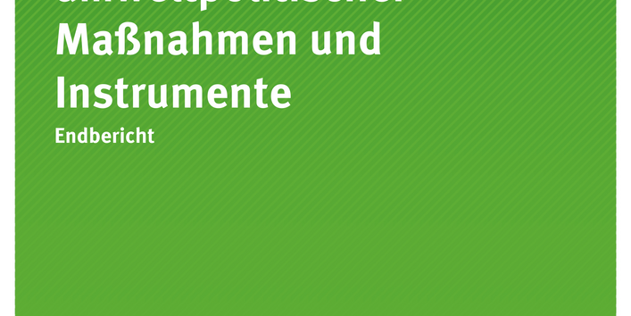 Verteilungswirkungen umweltpolitischer Maßnahmen und Instrumente