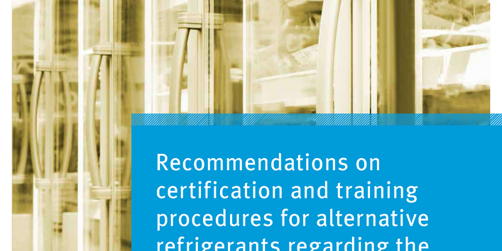 Recommendations on certification and training procedures