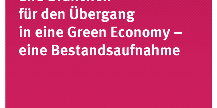 Titelbild Umwelt, Innovation, Beschäftigung 01/2017