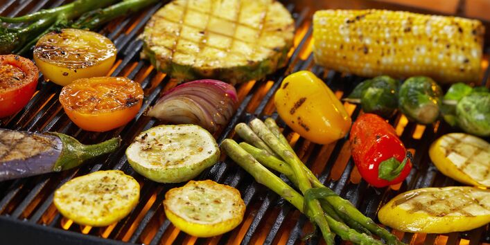 Gemüse auf dem Grill