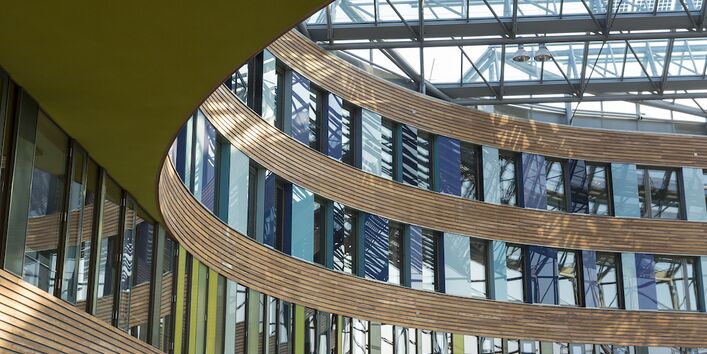 Innenansicht des UBA-Gebäudes