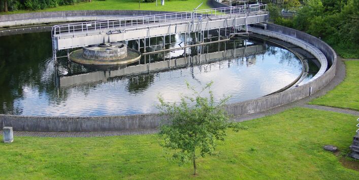Foto einer Kläranlage
