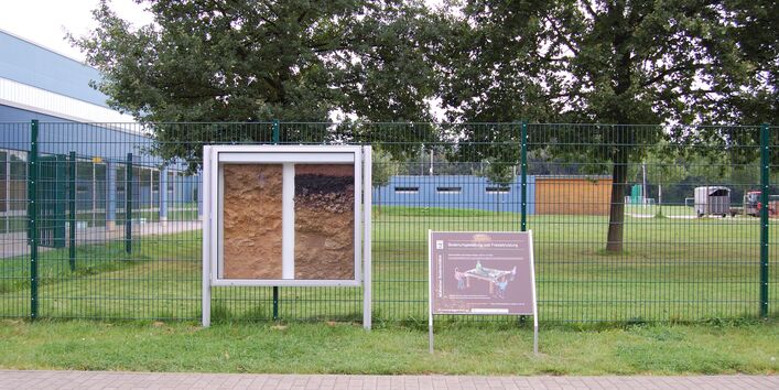 Bodenstation "Bodenumgestaltung und Freizeitnutzung"