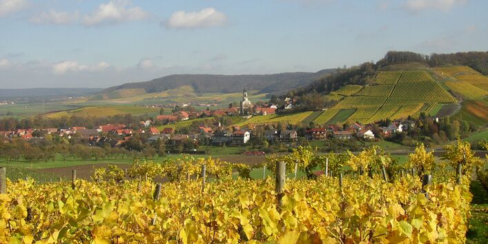 Die Landschaft an der Station Castell