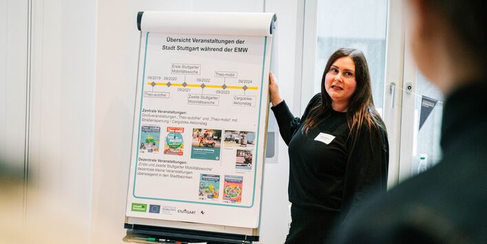 Vertreterin aus Stuttgart stellt zentrale vs dezentrale EMW vor