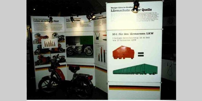 UBA-Schautafel zum lärmarmen LKW