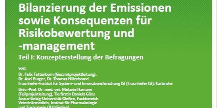 Cover Abschlussbericht Umwelteinträge von Arzneimittelwirkstoffen