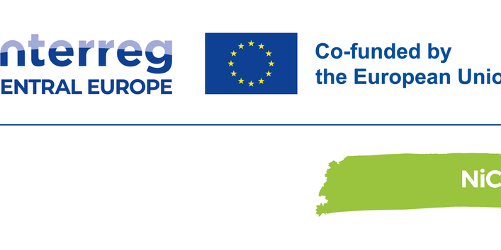 Abgebildet ist das von Interreg vorgegebene NiCE Projektlogo.