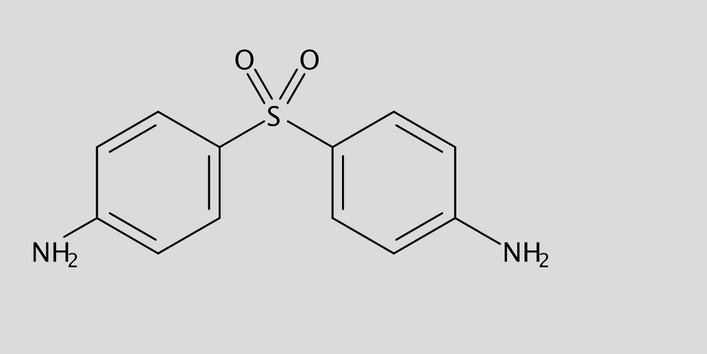 Strukturformel von Dapsone