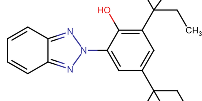 Strukturformel von UV-328