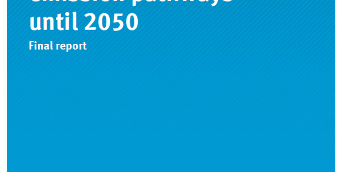 Cover of the publication "Climate Change 14/2019: Global greenhouse gas emission pathways until 2050" of the Umweltbundesamt