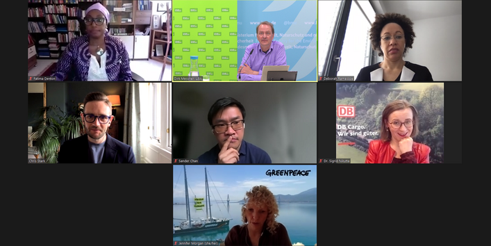 screenshot showing the participants