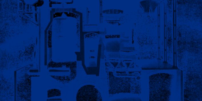 Modell einer Abfallverbrennungsanlage