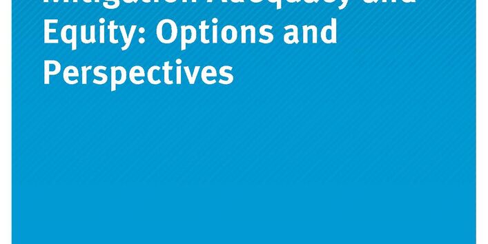 Cover Climate Change 15/2014 Squaring the Circle of Mitigation Adequacy and Equity: Options and Perspectives