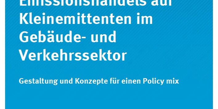 Cover Climate Change 03/2014 Ausweitung des Emissionshandels auf Kleinemittenten im Gebäude- und Verkehrssektor