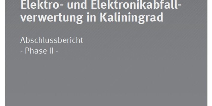 Cover Elektro- und Elektronikabfallverwertung in Kaliningrad