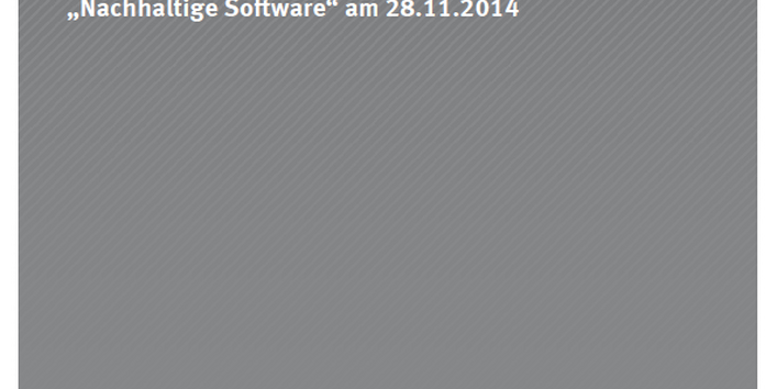 Cover Nachhaltige Software
