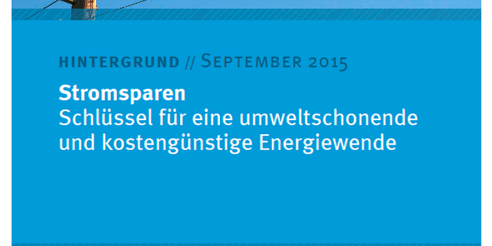 Cover Hintergrundpapier Stromsparen
