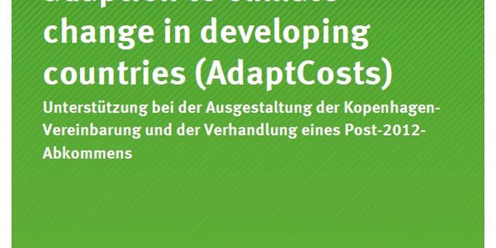 Cover 11/2014 Assessing the costs of adaption to climate change in developing countries (AdaptCosts)