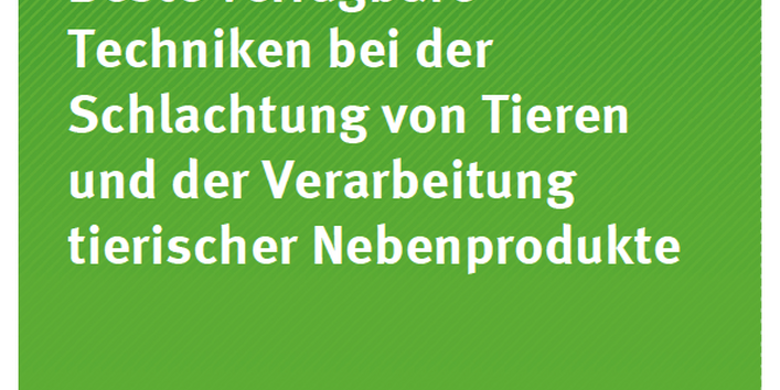 Cover Texte 14/2016 Innovative Techniken: Beste verfügbare Techniken bei der Schlachtung von Tieren und der Verarbeitung tierischer Nebenprodukte