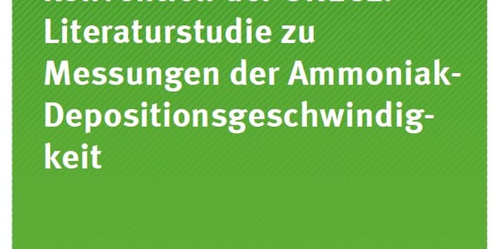 Cover Texte 67/2014 Genfer Luftreinhaltekonvention der UNECE: Literaturstudie zu Messungen der Ammoniak-Depositionsgeschwindigkeit