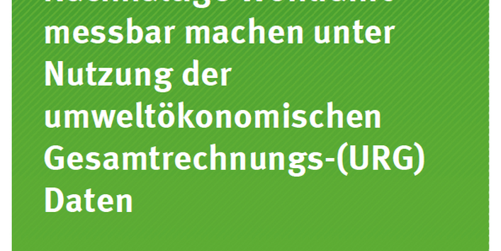 Cover Texte 69/2015 Green Economy: Nachhaltige Wohlfahrt messbar machen unter Nutzung der umweltökonomischen Gesamtrechnungs-(URG) Daten