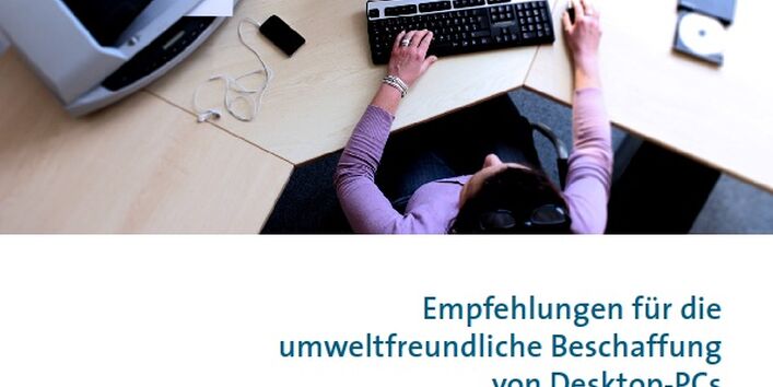 Cover:Empfehlungen für die umweltfreundliche Beschaffung von Desktop-PCs