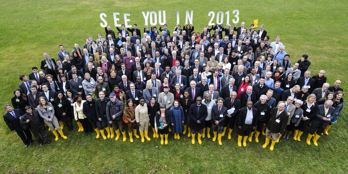 Teilnehmer der Global Soil Week 2012 sagen "see you in 2013"