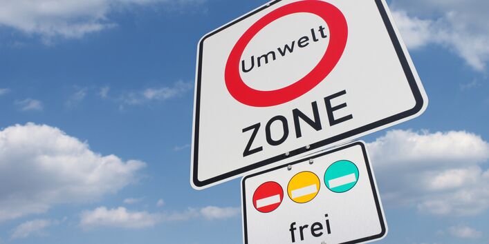 Umweltzone Straßenschild