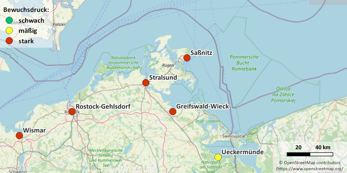 Kartenausschnitt Ostsee