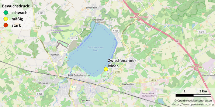 Kartenausschnitt Zwischenahner Meer