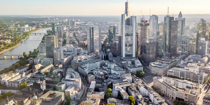 Skyline von Frankfurt