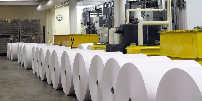 Auch in der Papierindustrie werden PFAS verwendet.